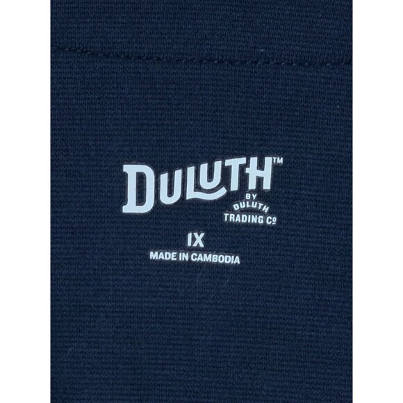 Duluth Trading Co Women’s Navy Ponte Knit Tunic Pockets Size IX - Picture 3 of 11